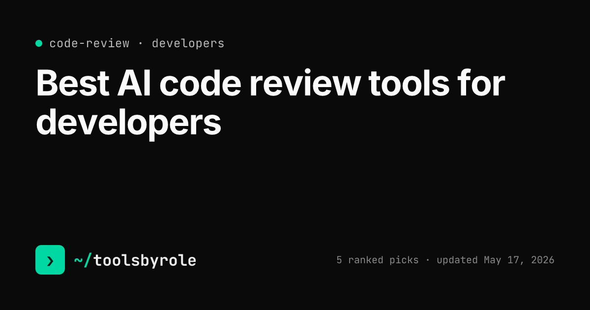 Code review tools ranked for developers