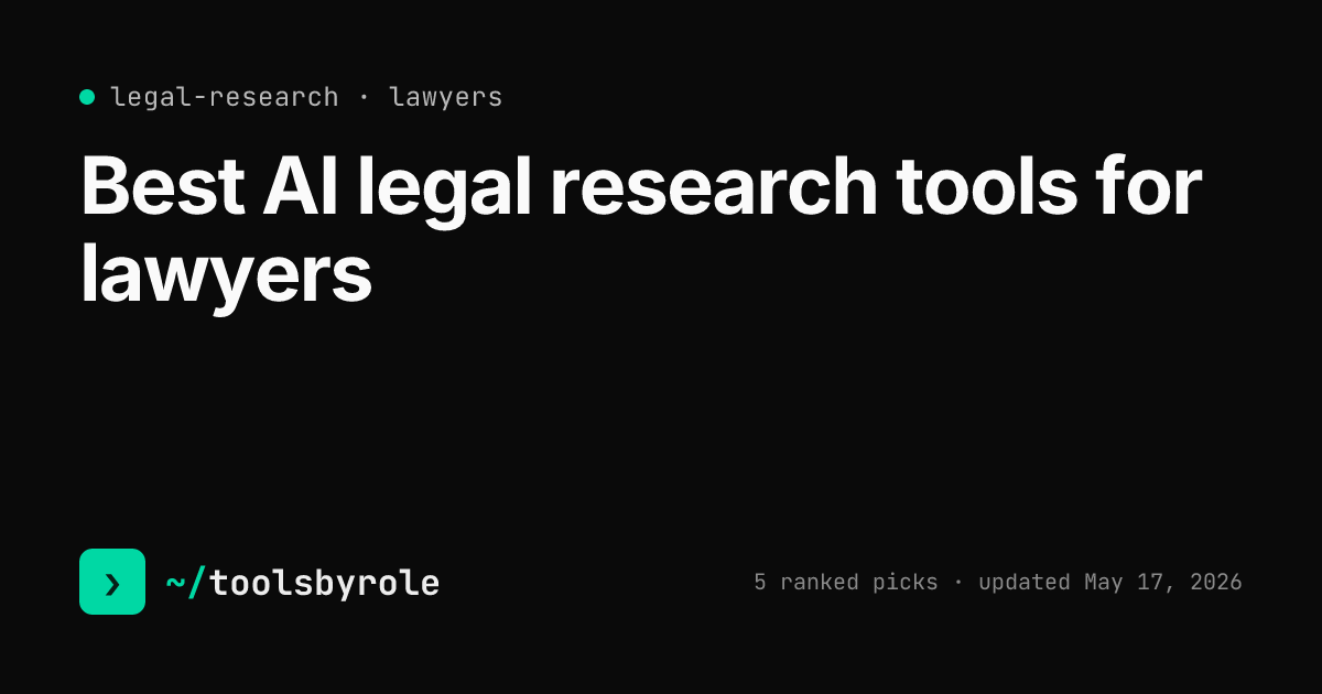Legal research tools ranked for lawyers